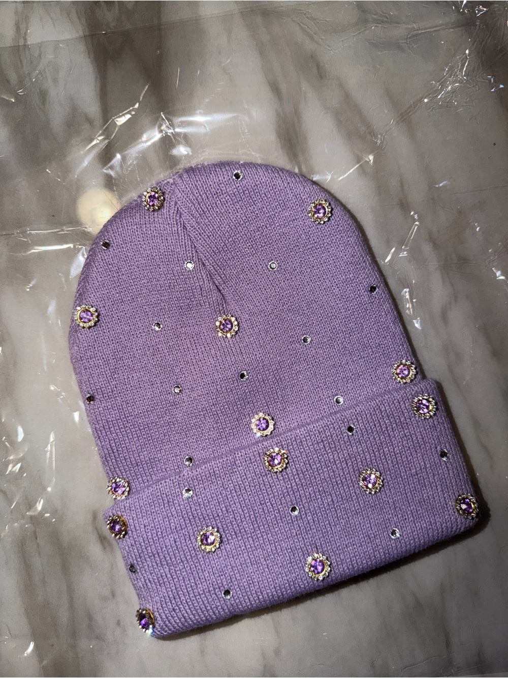“Lavender Ice” Beanie